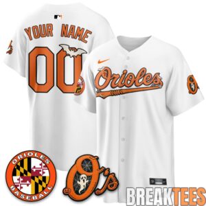 Baltimore Orioles Halloween 2026 Vapor Custom Baseball Jersey 1