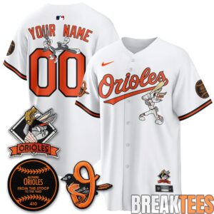 Baltimore Orioles x Bunny Premier Custom Baseball Jersey 1