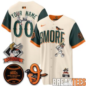 Baltimore Orioles x Bunny Premier Custom Baseball Jersey 4