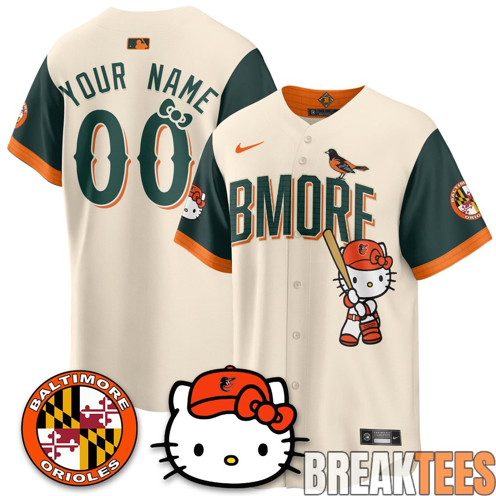 Baltimore Orioles x Hello Kitty Premier Limited Custom Jersey Baltimore Orioles x Hello Kitty Premier Limited Custom Jersey