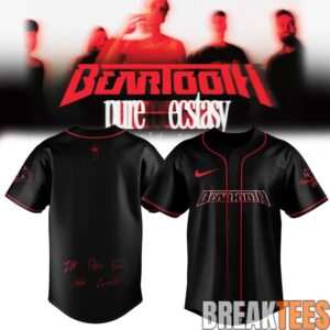 Beartooth “Pure Ecstasy World Tour” 2026 Baseball Jersey