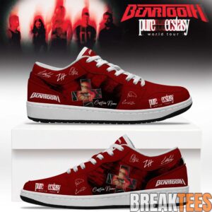 Beartooth “Pure Ecstasy World Tour” 2026 Custom AJ1 Shoes 2 Beartooth “Pure Ecstasy World Tour” 2026 Custom AJ1 Shoes 2