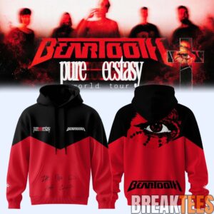 Beartooth “Pure Ecstasy World Tour” 2026 Signed Hoodie 1