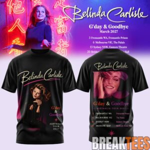 Belinda Carlisle G’day & Goodbye Tour T-Shirt