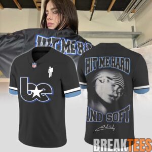 Billie Eilish HIT ME HARD AND SOFT THE TOUR 2026 Football Jersey