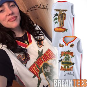 Billie Eilish Hit Me Hard and Soft The Tour 2026 Basketball Jersey