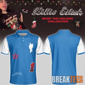 Billie Eilish Hit Me Hard and Soft The Tour 2026 Polo Shirt