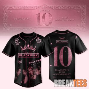 Blackpink 10th Anniversary Special Baseball Jersey