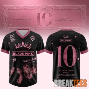 Blackpink 10th Anniversary Special Football Jersey