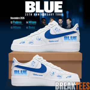 Blue 25th Anniversary Tour Custom Air Force 1 Shoes 2.jpg