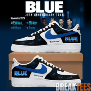 Blue 25th Anniversary Tour Custom Air Force 1 Shoes 3.jpg