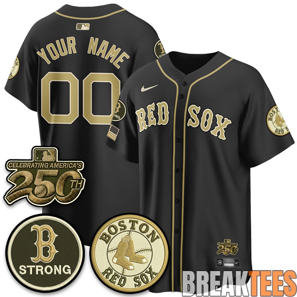 Boston Red Sox 2026 Armed Forces Day ‘Boston Strong’ Custom Baseball Jersey Boston Red Sox 2026 Armed Forces Day ‘Boston Strong’ Custom Baseball Jersey