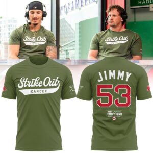 Boston Red Sox Strike out cancer T-shirt 2026
