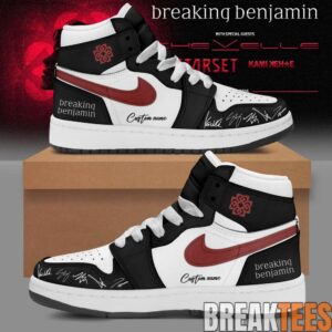 Breaking Benjamin American Tour 2026 Custom AJ1 Shoes