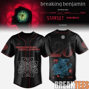 Breaking Benjamin American Tour 2026 Special Baseball Jersey