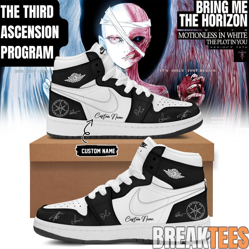 Bring Me The Horizon “The Third Ascension Program 2026” Signature AJ1 Shoes Bring Me The Horizon “The Third Ascension Program 2026” Signature AJ1 Shoes