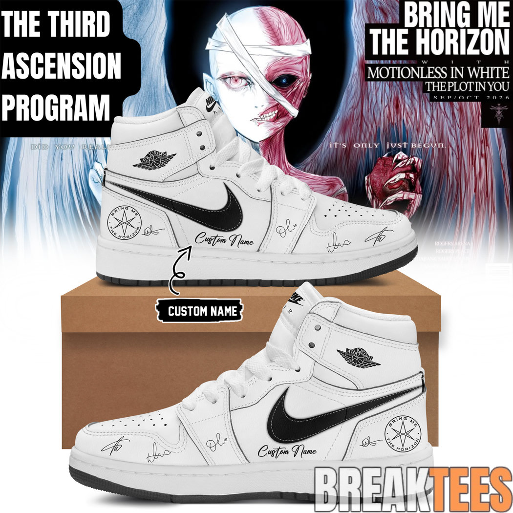 Bring Me The Horizon “The Third Ascension Program 2026” Signature AJ1 Shoes Bring Me The Horizon “The Third Ascension Program 2026” Signature AJ1 Shoes