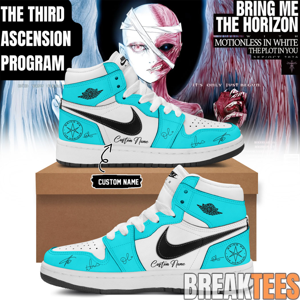 Bring Me The Horizon “The Third Ascension Program 2026” Signature AJ1 Shoes Bring Me The Horizon “The Third Ascension Program 2026” Signature AJ1 Shoes
