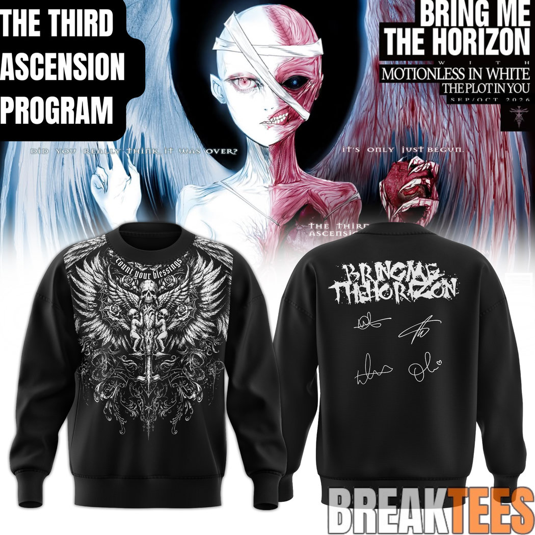 Bring Me The Horizon “The Third Ascension Program 2026” Special Sweatshirt Bring Me The Horizon “The Third Ascension Program 2026” Special Sweatshirt