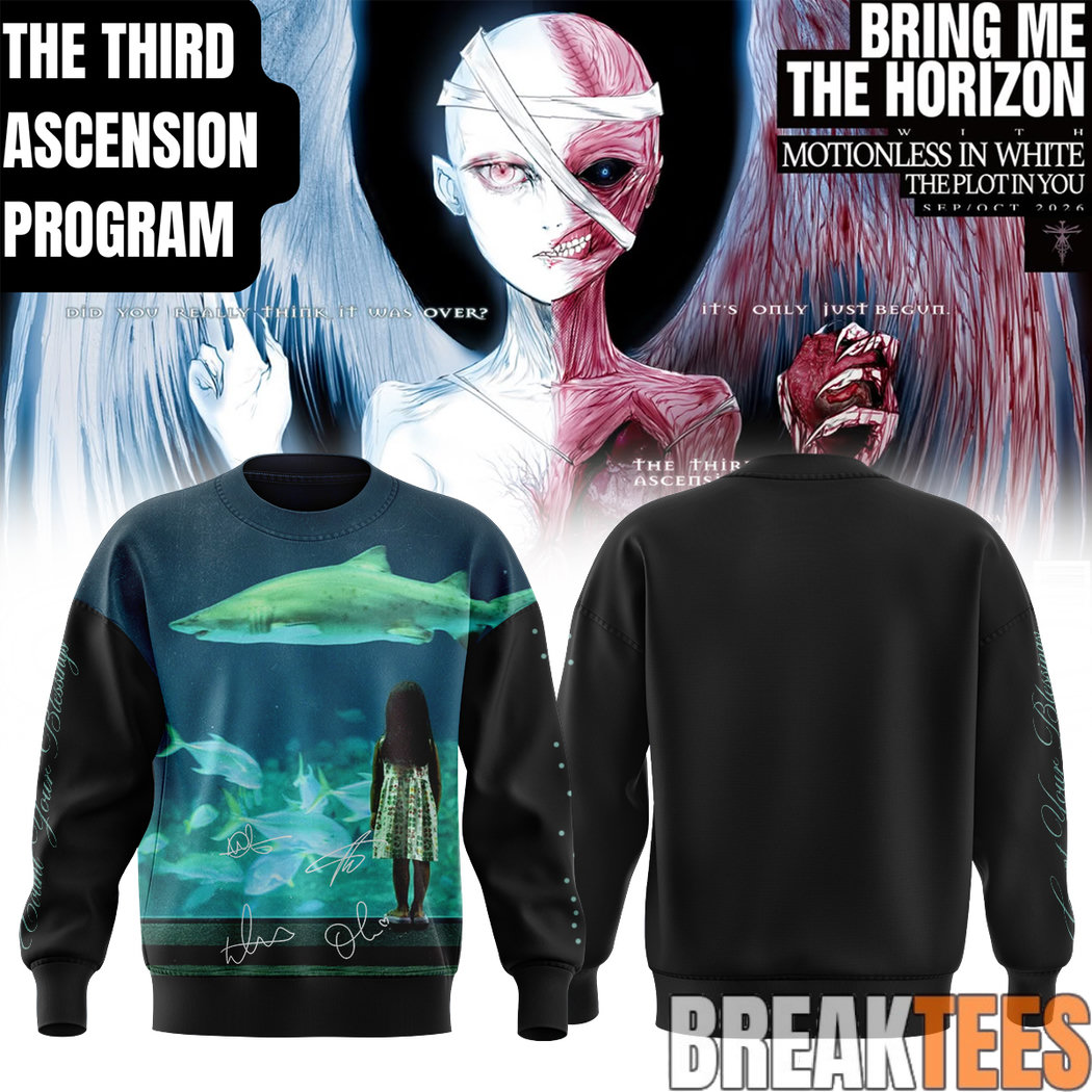 Bring Me The Horizon “The Third Ascension Program 2026” Special Sweatshirt Bring Me The Horizon “The Third Ascension Program 2026” Special Sweatshirt