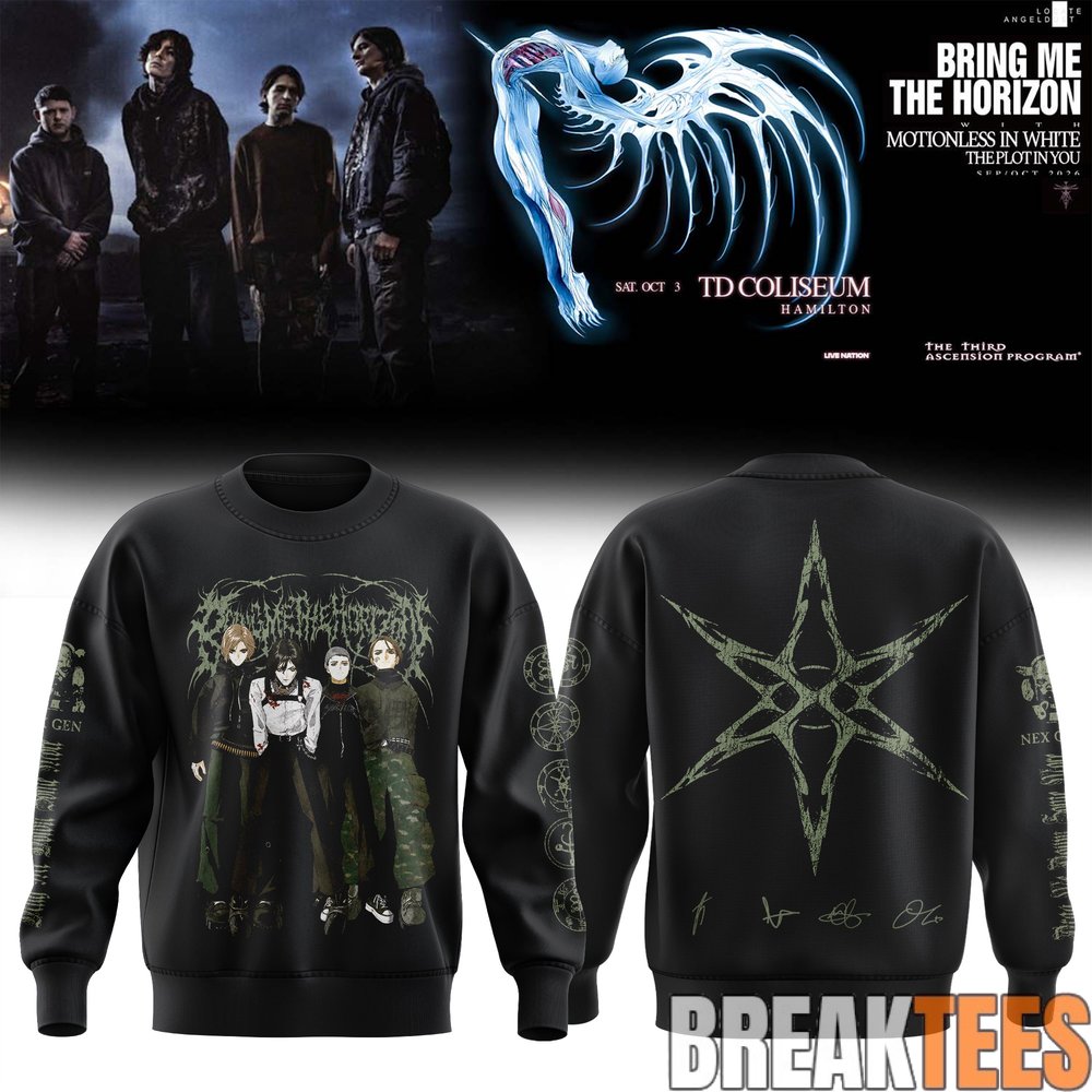 Bring Me the Horizon Limited signed Sweatshirt Bring Me the Horizon Limited signed Sweatshirt