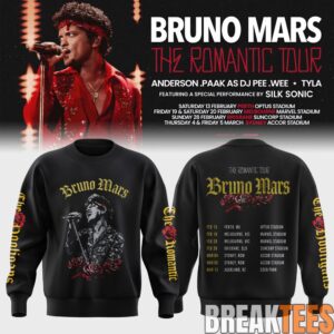 Bruno Mars The Romantic Tour AUS & NZ Limited Sweatshirt
