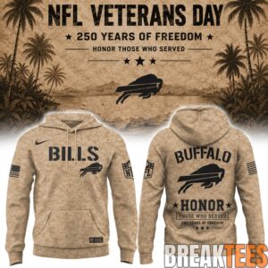 Buffalo Bills x Veteran 250 Years of Freedom Hoodie