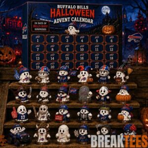 Buffalo Bills Halloween 2026 Advent Calendar 24 Days Countdown Figurine Set