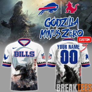 Buffalo Bills x Godzilla Minus Zero “King of the Monsters” ’26 Jersey Custom
