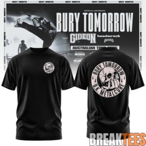 Bury Tomorrow – ‘Will You Haunt Me’ Australian Tour 2026 Limited T-Shirt 3