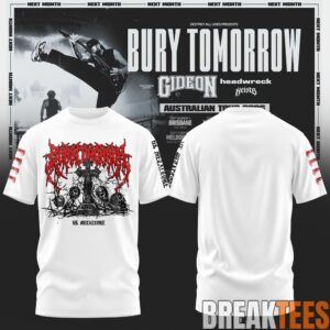 Bury Tomorrow - 'Will You Haunt Me' Australian Tour 2026 T-Shirt 2D 1