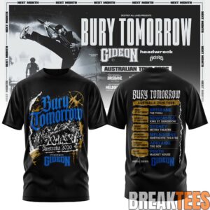 Bury Tomorrow - 'Will You Haunt Me' Australian Tour 2026 T-Shirt 4