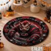 Chicago Blackhawks Special Halloween Round Quilted Rug