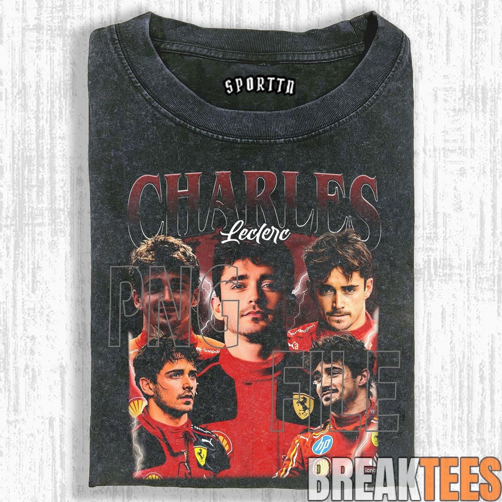 Charles Leclerc F1 Middle Finger Tee Charles Leclerc F1 Middle Finger Tee