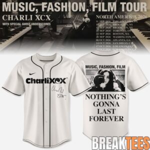 Charli XCX Music Fashion Film Special Edition Baseball Jersey