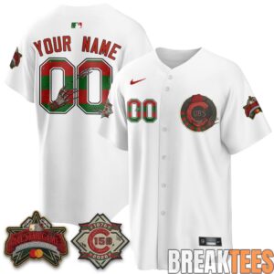 Chicago Cubs A Nightmare on Wrigley Field Edition Vapor Custom Jersey 1