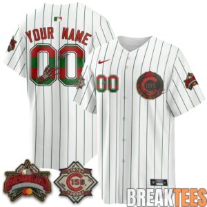 Chicago Cubs A Nightmare on Wrigley Field Edition Vapor Custom Jersey 2