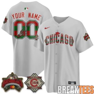 Chicago Cubs A Nightmare on Wrigley Field Edition Vapor Custom Jersey 3