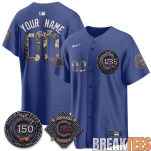 Chicago Cubs Halloween Nightmare Edition Custom Baseball Jersey 1