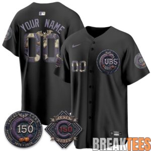 Chicago Cubs Halloween Nightmare Edition Custom Baseball Jersey 2