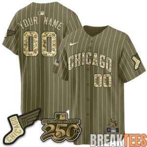 Chicago White Sox Armed Force Day 2026 Custom Baseball Jersey