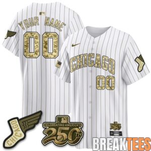 Chicago White Sox Armed Force Day 2026 Custom Baseball Jersey 1