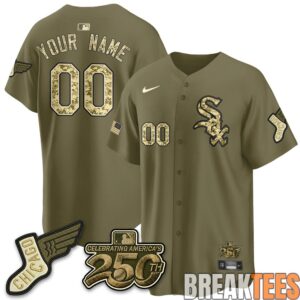 Chicago White Sox Armed Force Day 2026 Custom Baseball Jersey 2