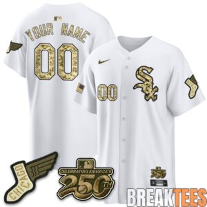 Chicago White Sox Armed Force Day 2026 Custom Baseball Jersey 3