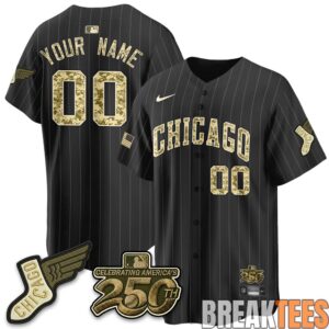 Chicago White Sox Armed Force Day 2026 Custom Baseball Jersey 4
