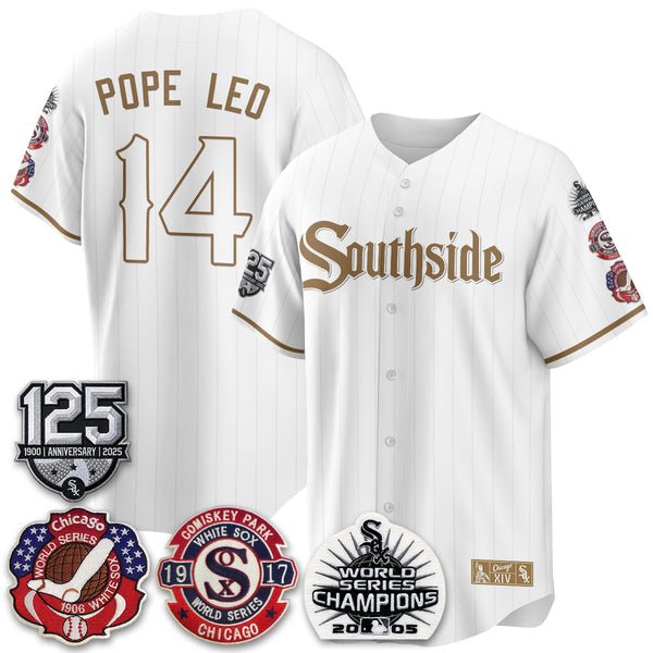 Chicago White Sox ‘Pope Leo’ Southside Limited Edition Jersey Chicago White Sox ‘Pope Leo’ Southside Limited Edition Jersey