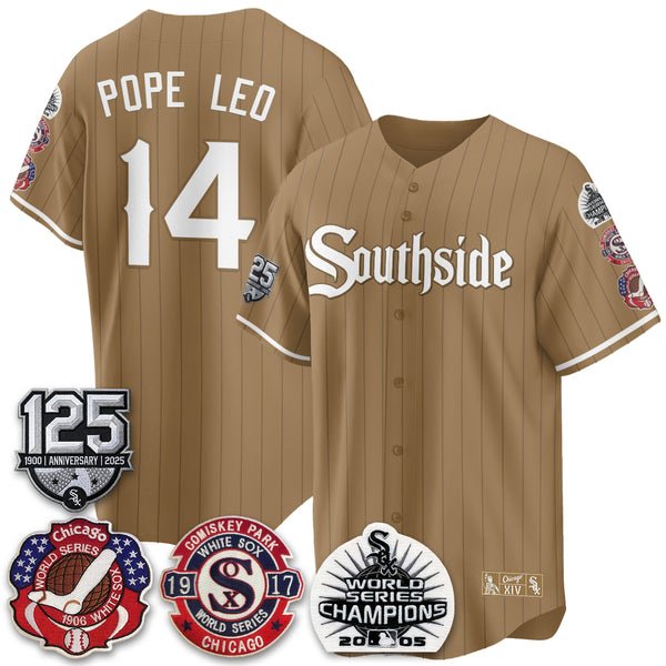 Chicago White Sox ‘Pope Leo’ Southside Limited Edition Jersey Chicago White Sox ‘Pope Leo’ Southside Limited Edition Jersey