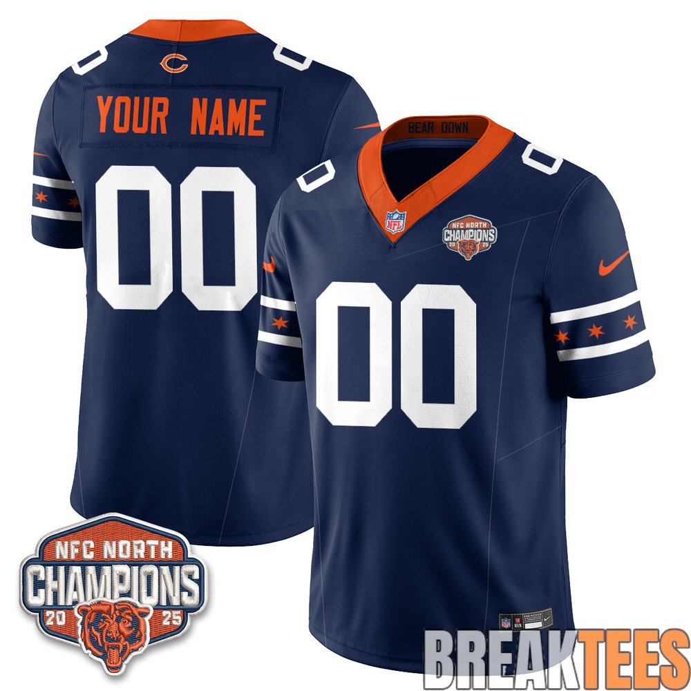Chicago Bears Fangear Edition Custom Football Jersey Chicago Bears Fangear Edition Custom Football Jersey