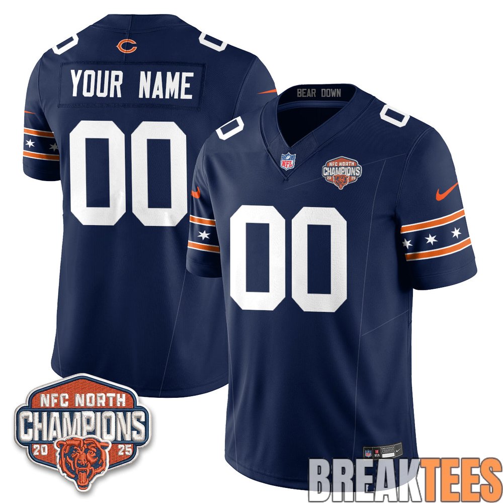 Chicago Bears Fangear Edition Custom Football Jersey Chicago Bears Fangear Edition Custom Football Jersey