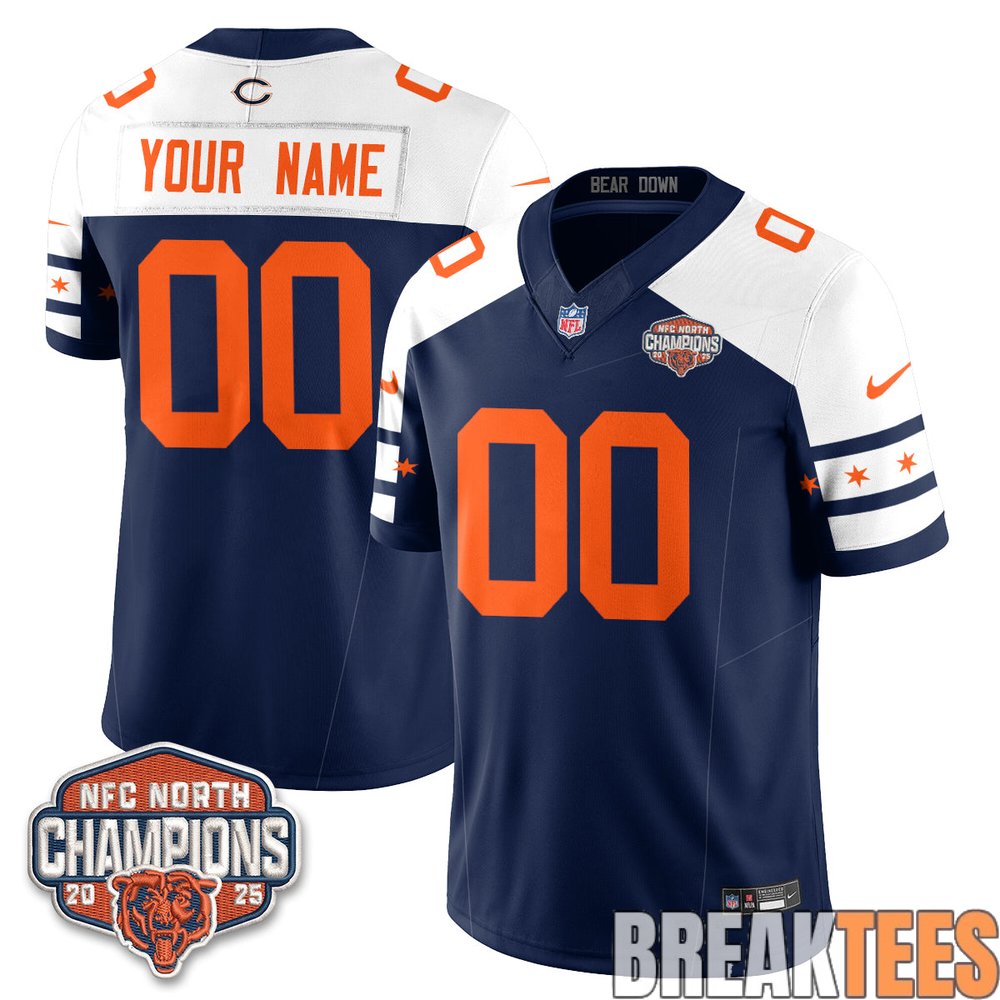 Chicago Bears Fangear Edition Custom Football Jersey Chicago Bears Fangear Edition Custom Football Jersey
